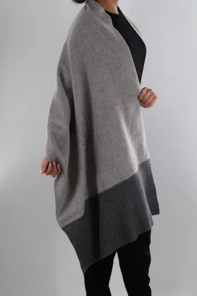 La Fiorentina Ombre Scarf With Frayed Border