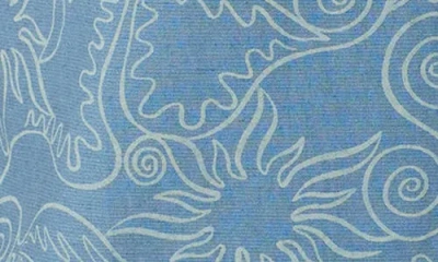 O'neill O'riginals Eco Print Standard Fit Short Sleeve Button-up Shirt In Blue