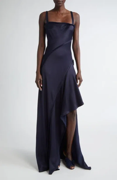 Jason Wu Collection Bias Cut Crepe Back Satin Gown