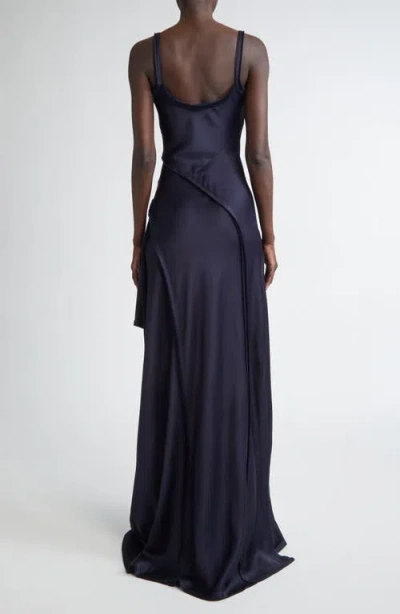 Jason Wu Collection Bias Cut Crepe Back Satin Gown