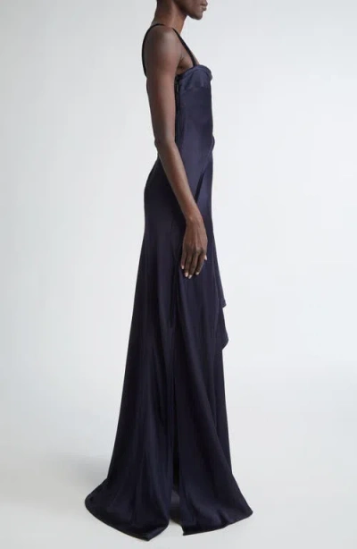 Jason Wu Collection Bias Cut Crepe Back Satin Gown
