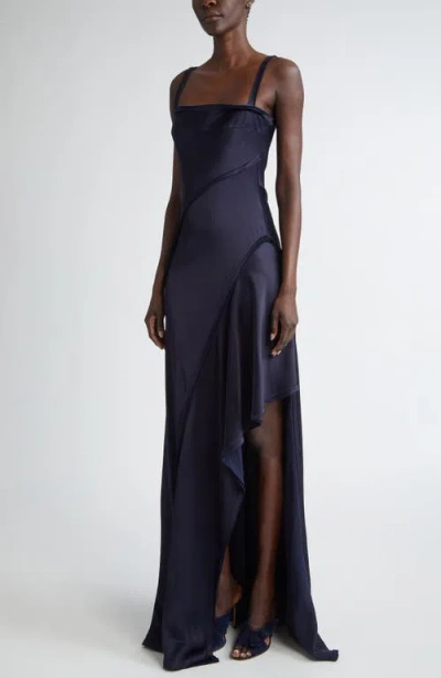 Jason Wu Collection Bias Cut Crepe Back Satin Gown