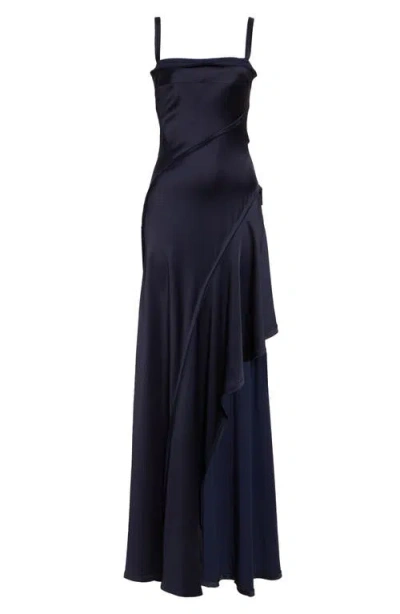 Jason Wu Collection Bias Cut Crepe Back Satin Gown