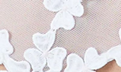 Etam Ps I Love You Embroidered Garter Belt In White