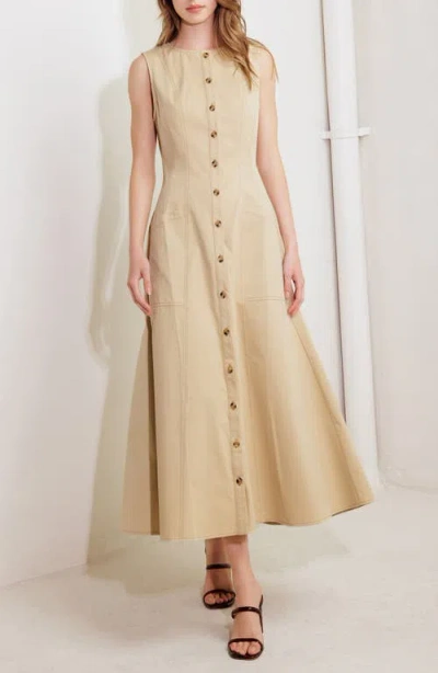 Freemarket Sleeveless Cotton Maxi Dress