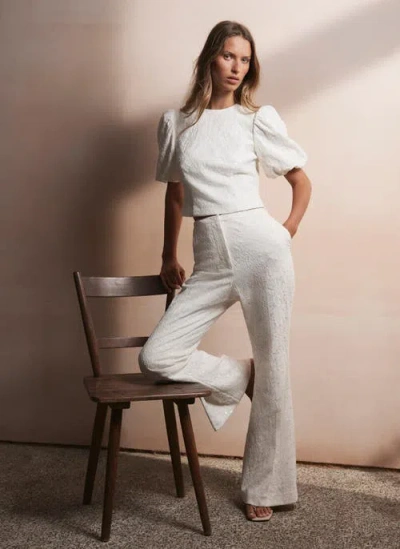Mint Velvet Sequin Lace Flare Trousers