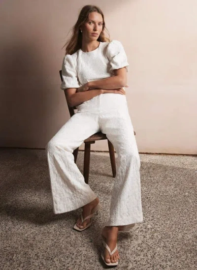 Mint Velvet Sequin Lace Flare Trousers