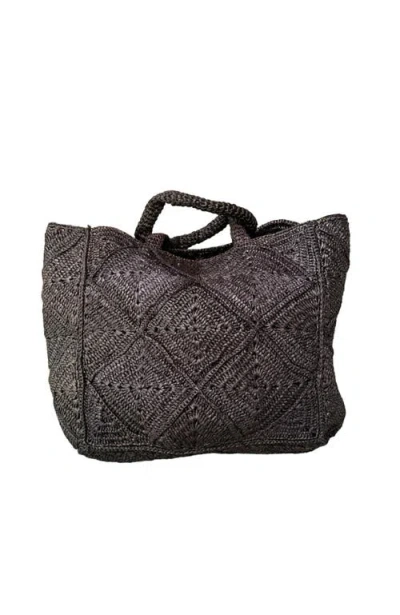 Zanatany Concepts Nico Raffia Tote Bag