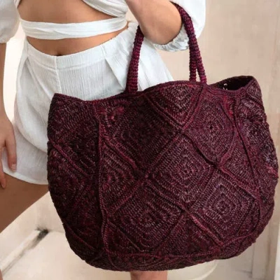 Zanatany Concepts Nico Raffia Tote Bag