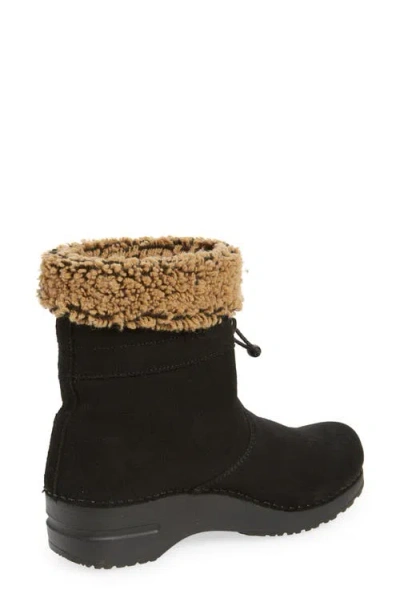 Sanita Yama Fleece Bootie In Black
