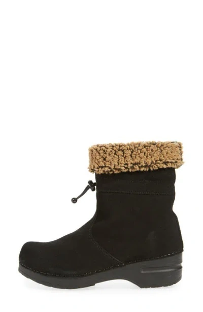 Sanita Yama Fleece Bootie In Black