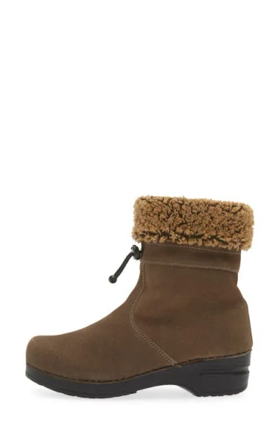 Sanita Yama Fleece Bootie In Brown