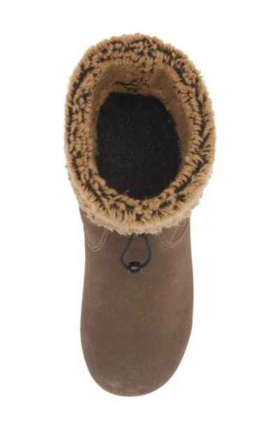 Sanita Yama Fleece Bootie In Brown