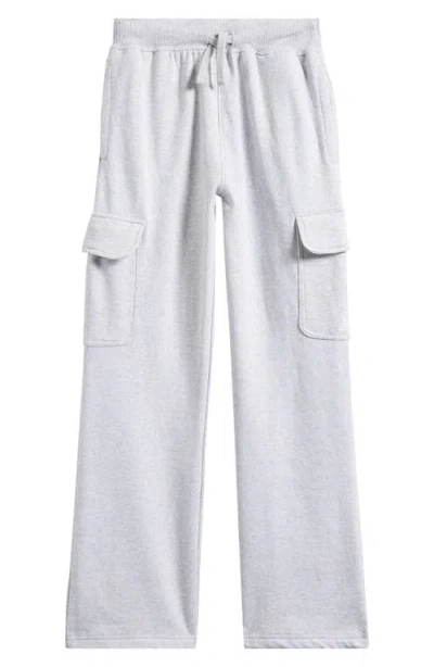 New Balance Girls   Wide Leg Cargo Pant In Gray