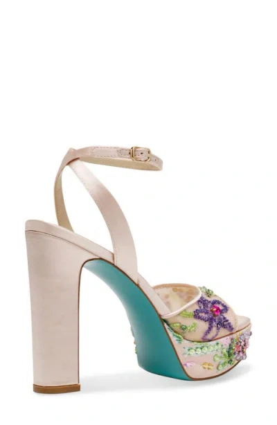 Betsey Johnson Vivien Beaded Platform Sandal