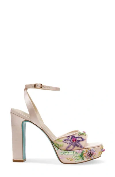 Betsey Johnson Vivien Beaded Platform Sandal