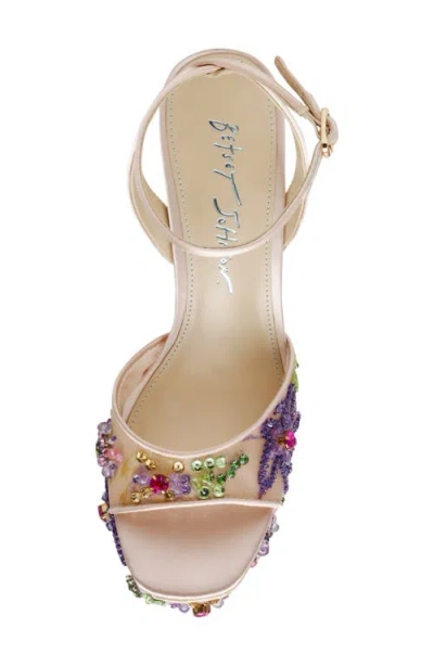 Betsey Johnson Vivien Beaded Platform Sandal