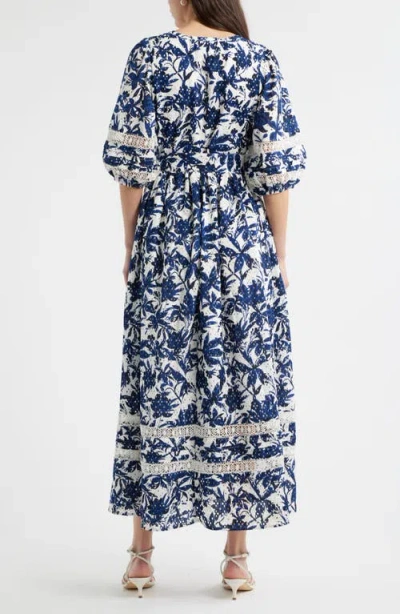 Caslonr Caslon(r) Eyelet Tie Waist Maxi Dress