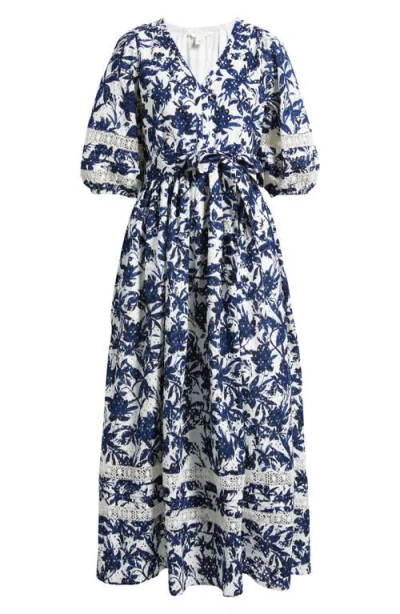 Caslonr Caslon(r) Eyelet Tie Waist Maxi Dress