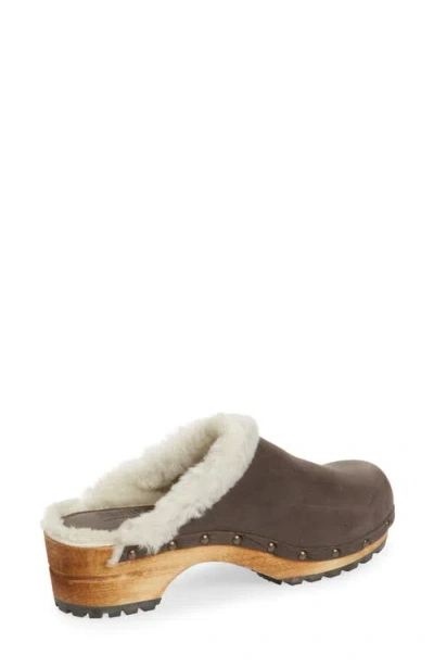 Sanita Hese Genuine Shealing Lined Clog