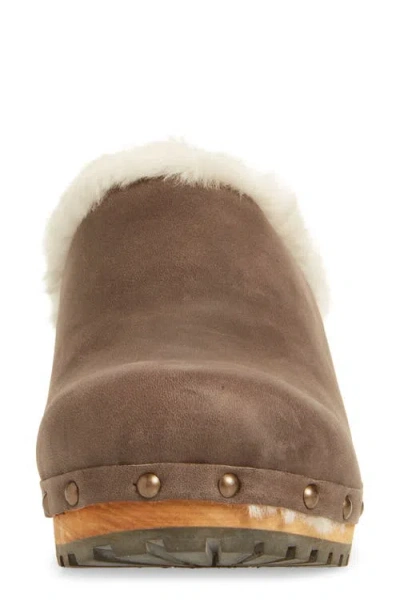 Sanita Hese Genuine Shealing Lined Clog