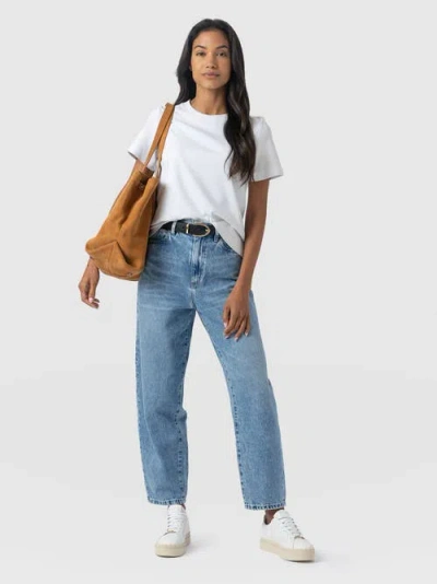 Saint + Sofia Barrel Leg Jean