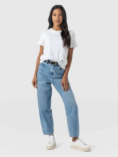 Saint + Sofia Barrel Leg Jean