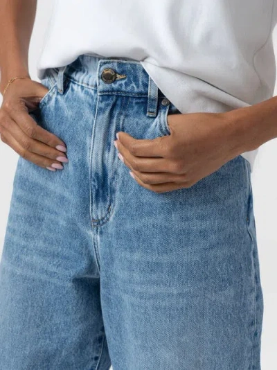 Saint + Sofia Barrel Leg Jean