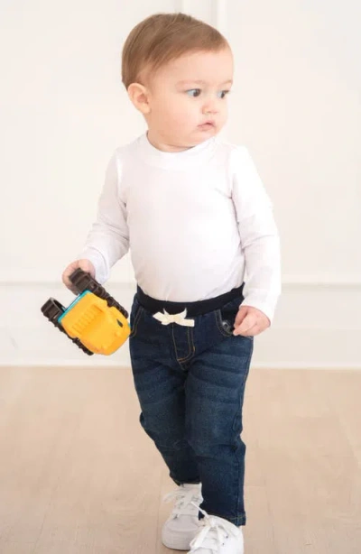 Ruggedbutts Drawstring Pull-on Jeans In Blue