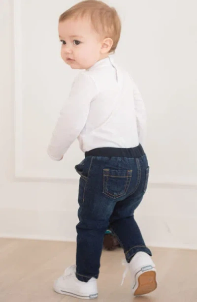 Ruggedbutts Drawstring Pull-on Jeans In Blue