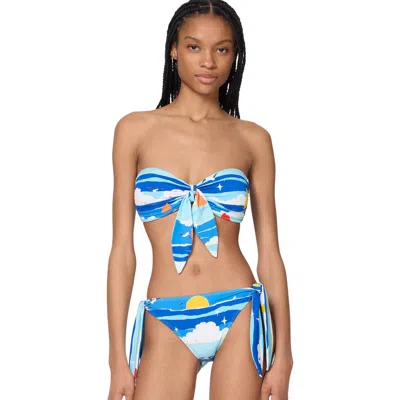 Kate Spade New York Tie Bandeau Bra Top