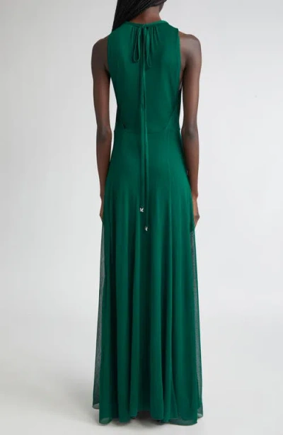 Max Mara Carnet Mesh Jersey Maxi Dress