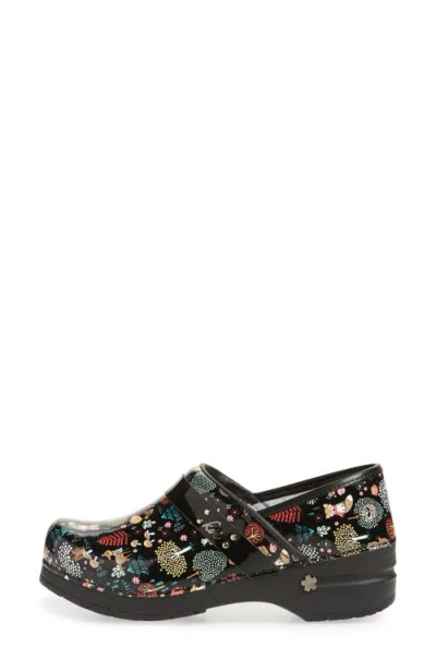Sanita Woodland Creatures Clog In Black