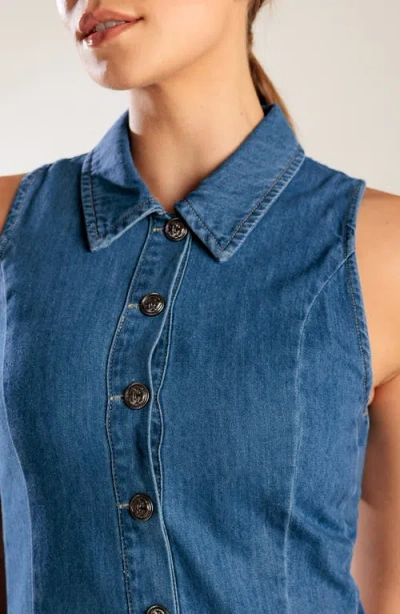 Freemarket Sleeveless Denim Minidress