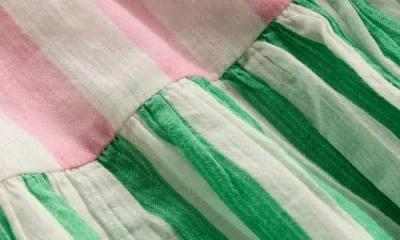 Mini Boden Kids' Aurelia Tiered Cotton Sundress In Multi