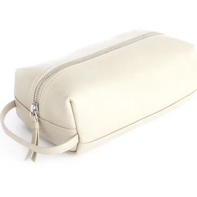 Royce New York Compact Leather Toiletry Bag