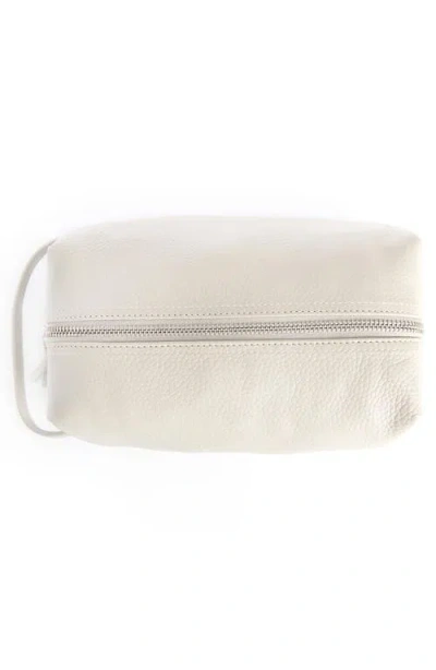 Royce New York Compact Leather Toiletry Bag