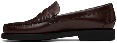 Sebago Man Loafers Cocoa Size 7 Soft Leather In Brown