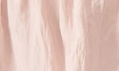 Steve Madden Cambria Strapless Smocked Peplum Top In Pink
