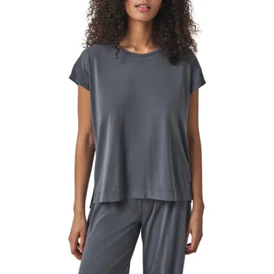 Splendid Giada Sandwash T-shirt In Gray