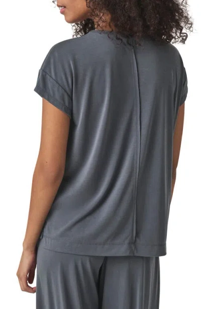 Splendid Giada Sandwash T-shirt In Gray