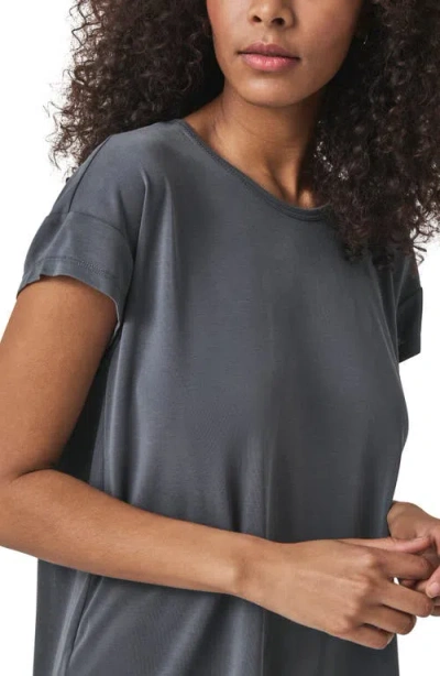 Splendid Giada Sandwash T-shirt In Gray