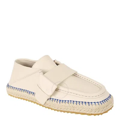 Burberry Leather Deck Espadrilles In Multi