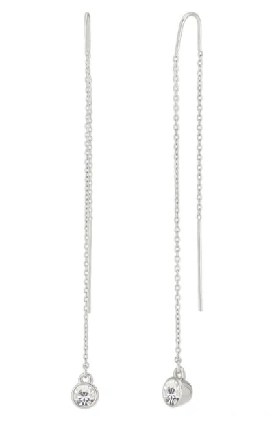 Allsaints Crystal Drop Threader Earring