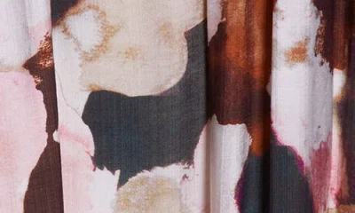 Melloday Print Sleeveless Maxi Dress In Multi