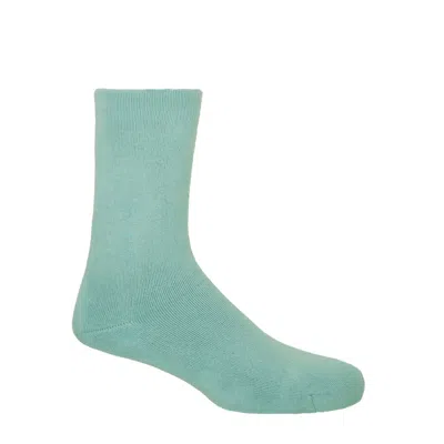 Peper Harow - Made In England Plain Men's Bed Socks – Blue