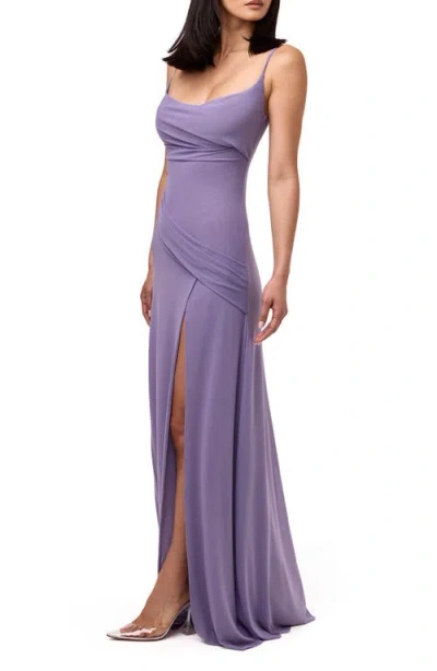 Naked Wardrobe Mesh Overlay Maxi Dress