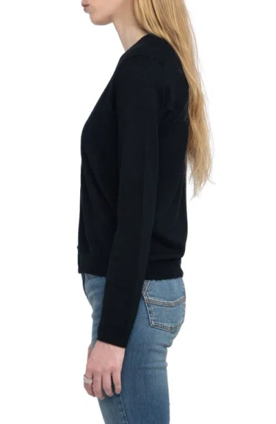 Zadig & Voltaire Manylla Button-up V-neck Cardigan In Black