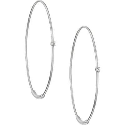 Lana Small Magic Diamond Hoop Earrings