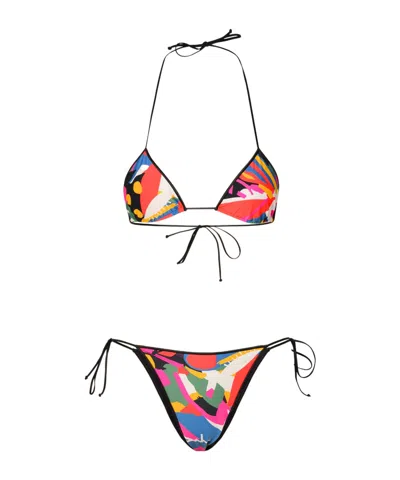 Reina Olga Sleeveless Swimsuit In Multi